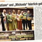 "Christiane" und "Michaela" feierlich getauft